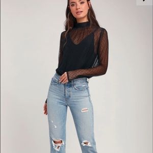 Free people mesh bodysuit